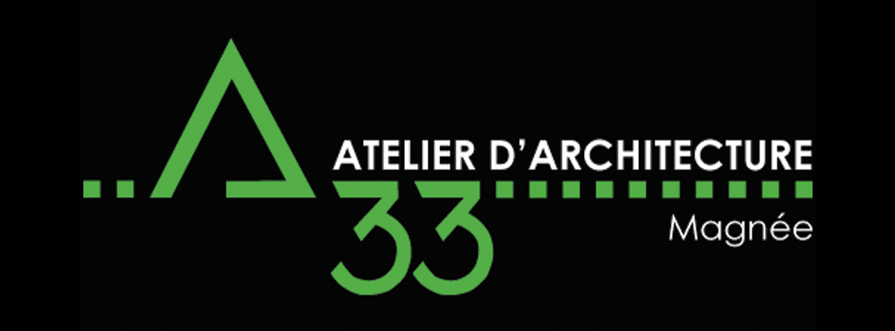 logo atelier 33 architecture vert